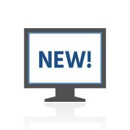 Computer Monitor icon on a white background - RoyalSeries N99