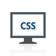 Computer Monitor icon on a white background - RoyalSeries N113