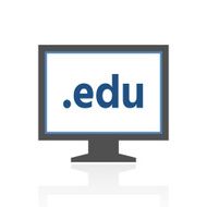 Computer Monitor icon on a white background - RoyalSeries N116