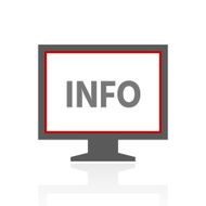 Computer Monitor icon on a white background - ProSeries N113