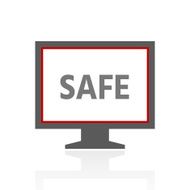 Computer Monitor icon on a white background - ProSeries N119
