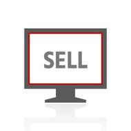 Computer Monitor icon on a white background - ProSeries N121