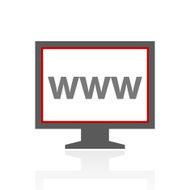 Computer Monitor icon on a white background - ProSeries N124