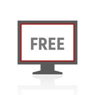 Computer Monitor icon on a white background - ProSeries N128