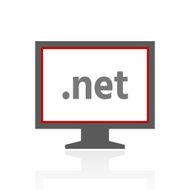 Computer Monitor icon on a white background - ProSeries N134