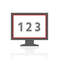 Computer Monitor icon on a white background - ProSeries N140