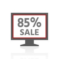 Computer Monitor icon on a white background - ProSeries N165
