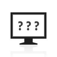 Computer Monitor icon on a white background - PrimeSeries N108