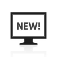 Computer Monitor icon on a white background - PrimeSeries N115