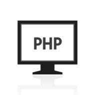 Computer Monitor icon on a white background - PrimeSeries N118