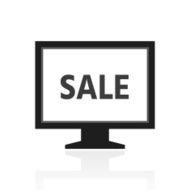 Computer Monitor icon on a white background - PrimeSeries N120