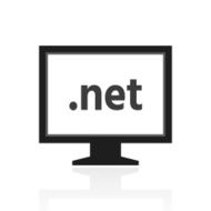 Computer Monitor icon on a white background - PrimeSeries N134