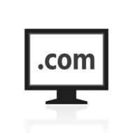 Computer Monitor icon on a white background - PrimeSeries N135