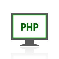 Computer Monitor icon on a white background - FreshSeries N118