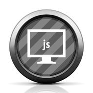 Computer Monitor icon on a round button - EliteSeries N24