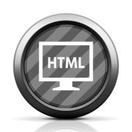 Computer Monitor icon on a round button - EliteSeries N25
