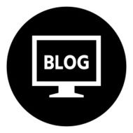 Computer Monitor icon on a round button - DimSeries N31