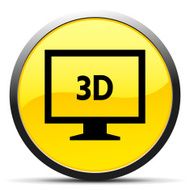 Computer Monitor icon on a round button - CurveSeries N6