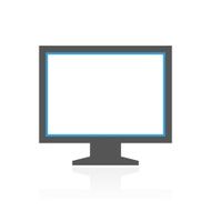 Computer Monitor icon on a white background - ColorSeries N164