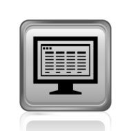 Computer Monitor icon on a square button - SteelSeries N98
