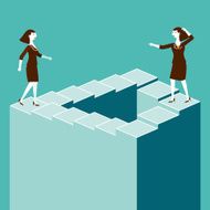 Illusional Business Stairways
