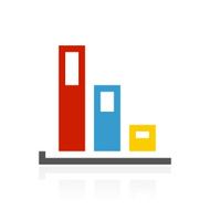 Bar Graph icon on a white background - ColorSeries N17