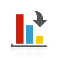 Bar Graph icon on a white background - ColorSeries N23