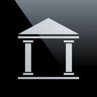 Bank icon on a black background - CoreSeries N3