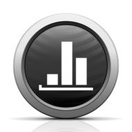 Bar Graph icon on a round button - ElectSeries N32