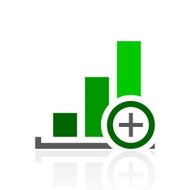 Bar Graph icon on a white background - FreshSeries N9
