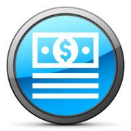 Money icon on a round button - BrightSeries N2