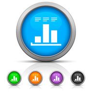 Bar Graph icon on round buttons - GlossSeries N3