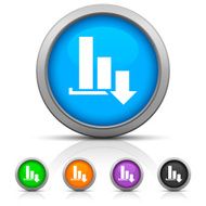 Bar Graph icon on round buttons - GlossSeries N8