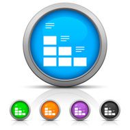 Bar Graph icon on round buttons - GlossSeries N13