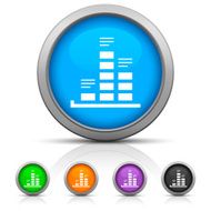 Bar Graph icon on round buttons - GlossSeries N14