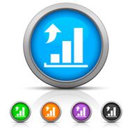 Bar Graph icon on round buttons - GlossSeries N15