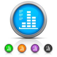 Bar Graph icon on round buttons - GlossSeries N23