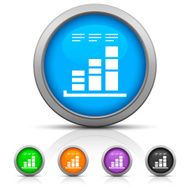 Bar Graph icon on round buttons - GlossSeries N24