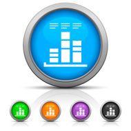Bar Graph icon on round buttons - GlossSeries N26