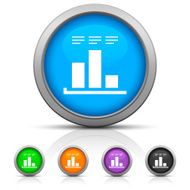 Bar Graph icon on round buttons - GlossSeries N29