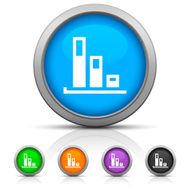 Bar Graph icon on round buttons - GlossSeries N36