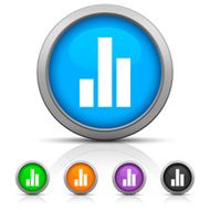 Bar Graph icon on round buttons - GlossSeries N37
