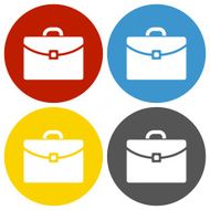 Briefcase icon on circle buttons - CircleSeries