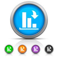 Bar Graph icon on round buttons - GlossSeries N43