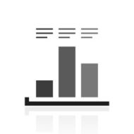 Bar Graph icon on a white background - PrimeSeries N3