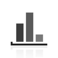Bar Graph icon on a white background - PrimeSeries N4