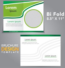 Bi Fold Brochure Vector Design