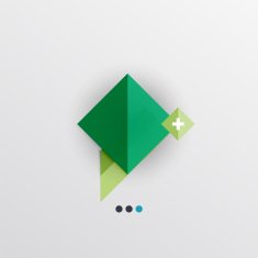 Modern abstract geometric info banner N4