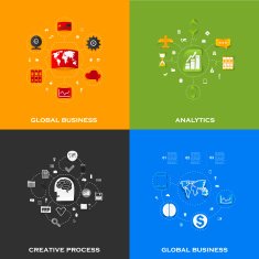 Set of business icons N3