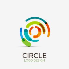 Hi-tech circle icon business concept